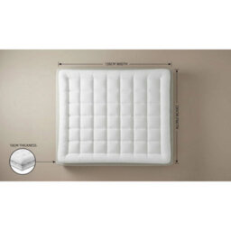 Hotel Quality Mattress Topper 10Cm Deep Thick Microfiber Single Double King Size King - thumbnail 2