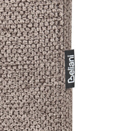 Beliani Chaise Longue Savasse Faux Linen Light Brown - thumbnail 8