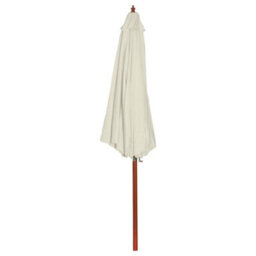 Berkfield Parasol 300X258 Cm Sand White - thumbnail 2