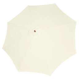 Berkfield Parasol 300X258 Cm Sand White - thumbnail 3