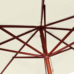 Berkfield Parasol 300X258 Cm Sand White - thumbnail 6