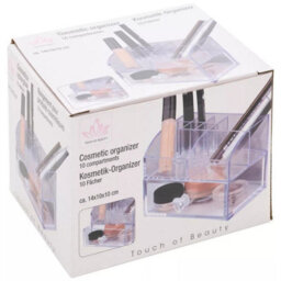 Urbn-Living 10-Compartment Clear Acrylic Makeup Organizer - thumbnail 6