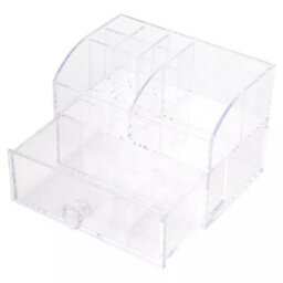 Urbn-Living 10-Compartment Clear Acrylic Makeup Organizer - thumbnail 2
