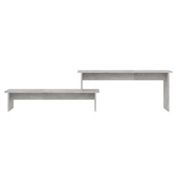 Berkfield Tv Cabinet Concrete Grey 180X30X43 Cm Engineered Wood - thumbnail 4