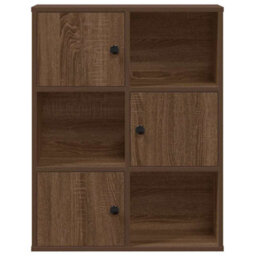 Walplus Bookcase Brown Oak 60X24X76.5 Cm Engineered Wood - thumbnail 5