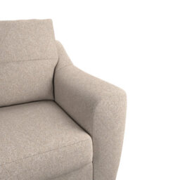 Furnishings For Less UK Baxter Oatmeal Tufted Fabric 2 Seater Sofa - thumbnail 5