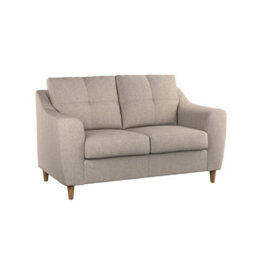 Furnishings For Less UK Baxter Oatmeal Tufted Fabric 2 Seater Sofa - thumbnail 3