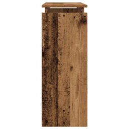 Walplus Console Table Old Wood 80X30X80 Cm Engineered Wood - thumbnail 5