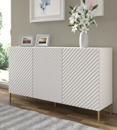 Arte Modern Surf Sideboard Cabinet In White Matt W1500mm X H870mm X D420mm - thumbnail 3