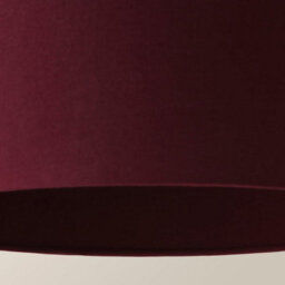 Valuelights Reni Plum Fabric Drum Ceiling Lamp Shade (D)35Cm - thumbnail 4