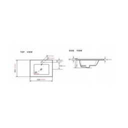 Heze Furniture Flow 2 Drawer Standing Bathroom 60Cm Vanity Cabinet With Basin - Cashmere - thumbnail 9