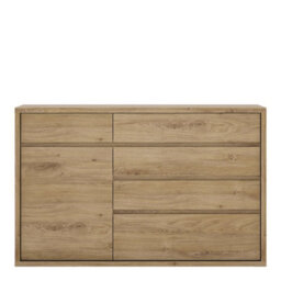 Furniture To Go Shetland 1 Door 5 Drawer Cupboard - thumbnail 2