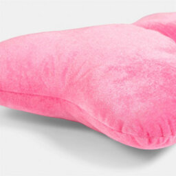 OHS Velvet Bow Shaped Novelty  Decorative Scatter Cushion Plush Pillow - thumbnail 5