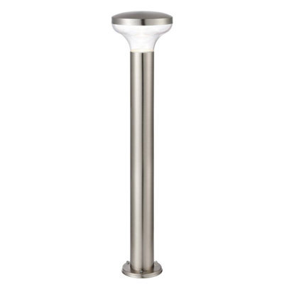 Luminosa Lighting Luminosa Roko Outdoor Coastal Bollard Light, Marine Grade Brushed Stainless Steel Ip44, Gu10