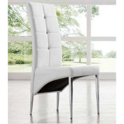 Furniture In Fashion Jet Large Glass Dining Table In Clear And 6 Summer Black Chairs - thumbnail 5