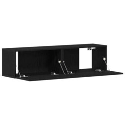 Vidaxl Tv Cabinet Black Oak 120X30X30.5 Cm Engineered Wood - thumbnail 5