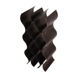 Buttercup Farm Stamford Vintage 9 Bottle Wine Rack - Iron - L19 X W24 X H52 Cm - Antique Bronze - thumbnail 3