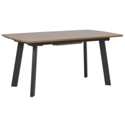 Beliani Extending Dining Table Salvador Dark Brown 160/200 Cm 90 Cm - thumbnail 5