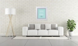Frames By Post Metro White Frame With Blue Mount For Image Size 4 X 3 Inch - thumbnail 4