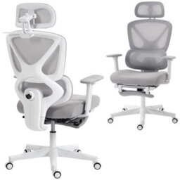 Ergonomic Mesh Office Chair With 3D Armrest, Rotatable Headrest For Home - thumbnail 5