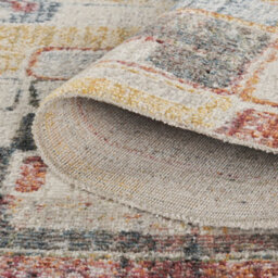 Aress Washable Modern Living Room Area Rug -Low Pile Geometric Design Muti Coloured 120Cm X 170Cm - thumbnail 3