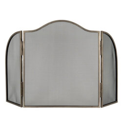 Hill Interiors Antique Look Fire Screen Silver (65Cm X 3Cm X 65Cm) - thumbnail 2