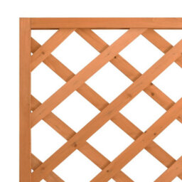 Walplus Planter With Trellis Brown Solid Wood Fir - thumbnail 7