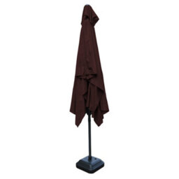 Rinse Bathrooms Outdoor Patio Garden Parasol 3X2M Sun Shade Umbrella Canopy W/crank Tilt Uv Protection Wine - thumbnail 4