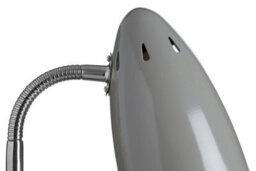 Orsina Grey Table Lamp For Work Desk, Desk Lamp With Conical Lamp Head, Long Lasting Iron Bedside Lamp - thumbnail 4