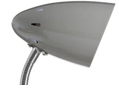 Orsina Grey Table Lamp For Work Desk, Desk Lamp With Conical Lamp Head, Long Lasting Iron Bedside Lamp - thumbnail 3