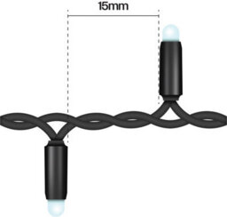Eagle Connect Cluster Lights Black Rubber Ip65 Rgb 30M - thumbnail 3