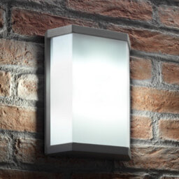Auraglow 10W Futuristic Outdoor Wall Light - Branston - Warm White - thumbnail 3