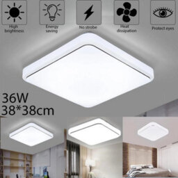 Modern Led Ceiling Light Square Panel Down Light Bathroom Kitchen Bedroom Lamp - thumbnail 1