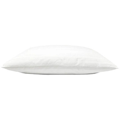 Boutique Collection Satin Stripe Cotton Pillow, Hotel-Quality 74X48Cm Pillow With Microloft Filling - image 1