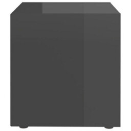 Berkfield Tv Cabinets 4 Pcs High Gloss Grey 37X35X37 Cm Engineered Wood - thumbnail 7