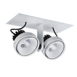 Luminosa Lighting Luminosa Modern Technical Led Recessed Ceiling White, Black, Warm White 3000K 1770Lm - thumbnail 1