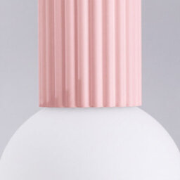 Sollux Lighting Halo Aluminum/glass Pink 1 Lights Modern Ceiling Lamps - thumbnail 5
