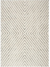 Nourison Modern Comfort Mnc01 Ivory Black Rug-160Cm X 229Cm - thumbnail 5