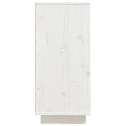 Vidaxl Sideboard White 60X34X75 Cm Solid Wood Pine Sideboards - thumbnail 6
