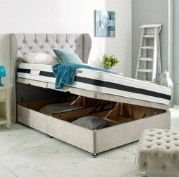 Ottoman Bed Madison Side Lift: Side Lift Silver - thumbnail 1