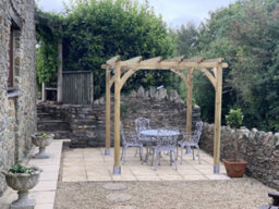 Forest Garden Ultima Wooden Garden Pergola - 2.4 X 2.4M - thumbnail 1