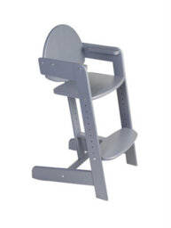 Safetots Grow With Me Wooden High Chair, Grey, Highchair For Baby And Toddler, Converts To A Childs Chair, Stylish And Practical - thumbnail 6
