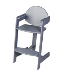 Safetots Grow With Me Wooden High Chair, Grey, Highchair For Baby And Toddler, Converts To A Childs Chair, Stylish And Practical - thumbnail 7