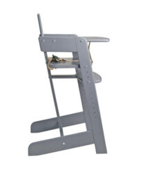 Safetots Grow With Me Wooden High Chair, Grey, Highchair For Baby And Toddler, Converts To A Childs Chair, Stylish And Practical - thumbnail 4