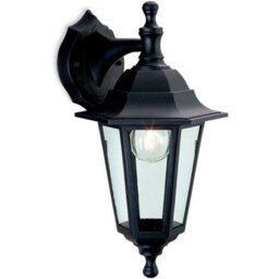 CGC Lighting Cgc Adele Black Vintage Coach Lantern Outdoor Down Wall Light - thumbnail 5