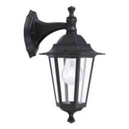 CGC Lighting Cgc Adele Black Vintage Coach Lantern Outdoor Down Wall Light - thumbnail 4