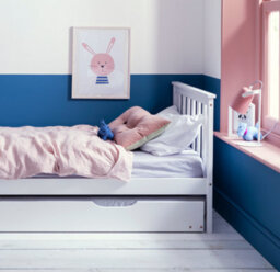 Nöa & Nani Noa & Nani Single Bed With Pull Out Spacesaver Trundle In Classic White Dorset - thumbnail 5