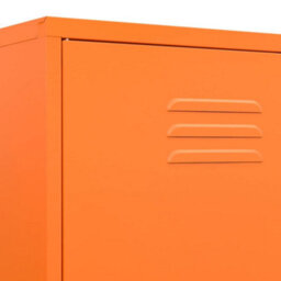 Vidaxl Wardrobe Orange 90X50X180 Cm Steel - thumbnail 8