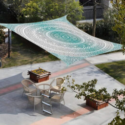 Green 2Mx2.4M Rectangular Shade Sail Waterproof Uv Resistant - thumbnail 7