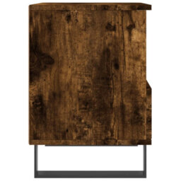 Berkfield Bedside Cabinets 2 Pcs Smoked Oak 40X35X50 Cm Engineered Wood - thumbnail 8